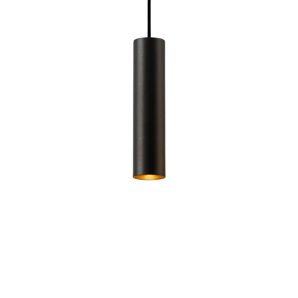 Suspension style tube en aluminium noir