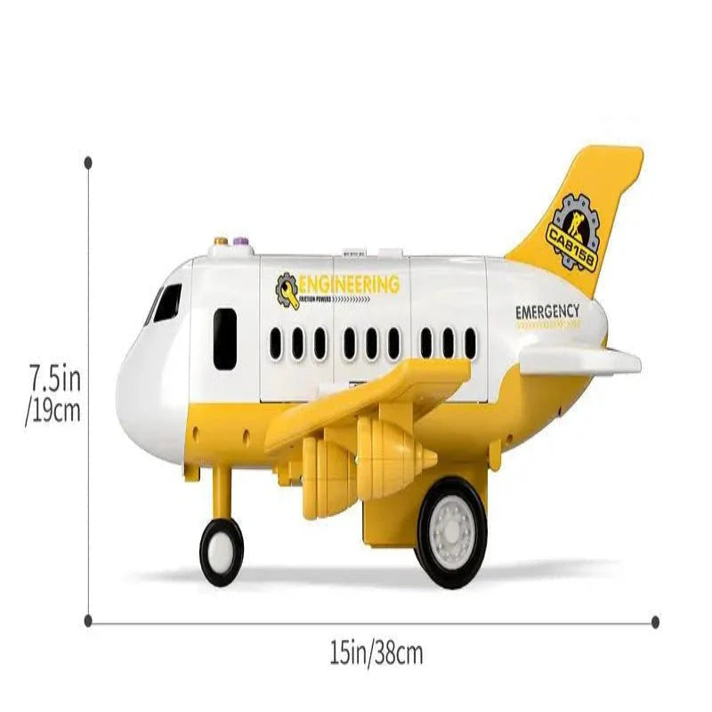 AIRTRIQ – Colorful Interactive Airplane Toy with Blinking Lights for Kids