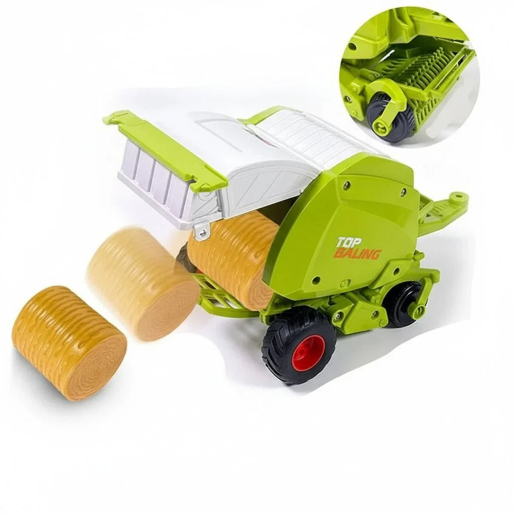 AGROTRAX – 1:24 Remote Control Electric Tractor Trailer with Lights