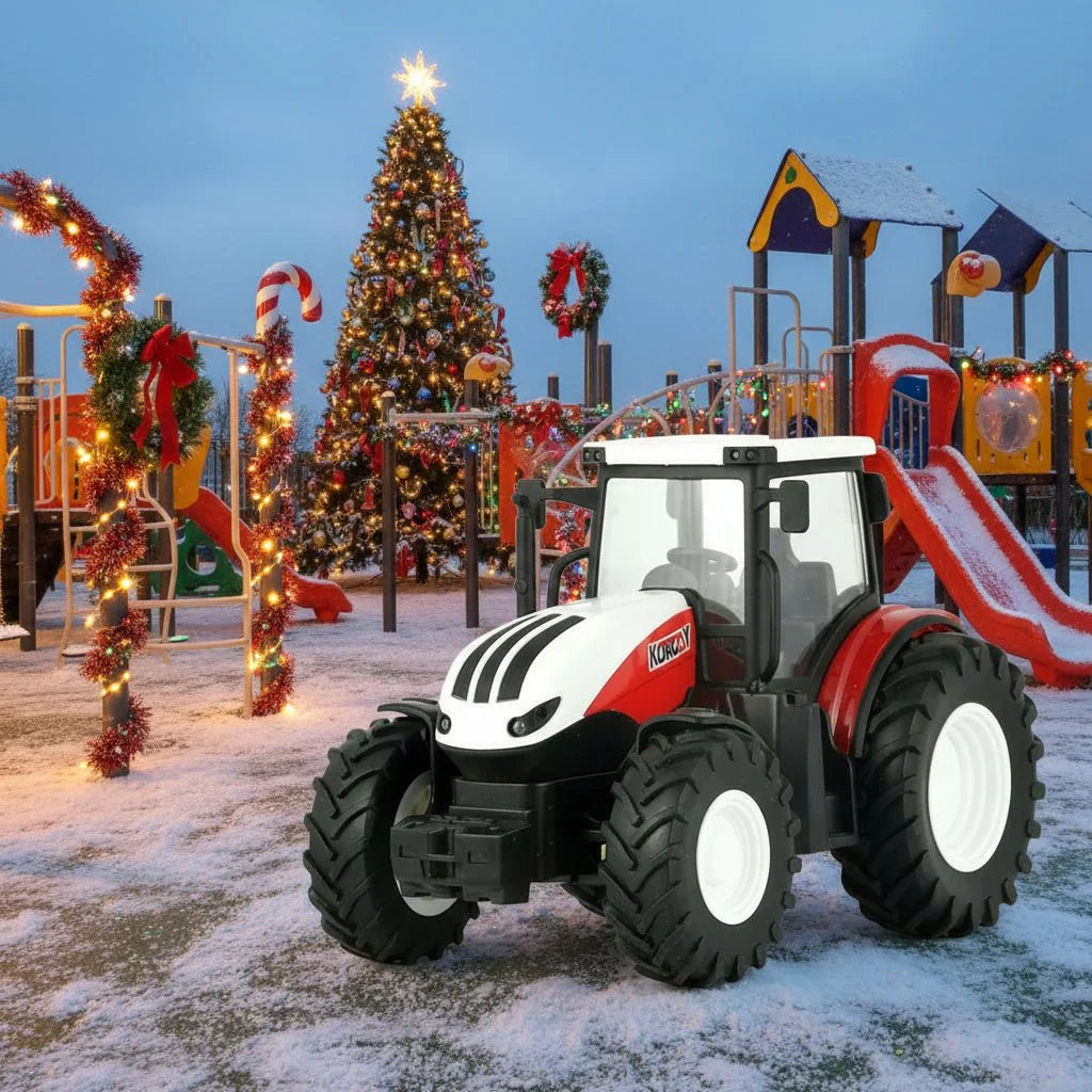 AGROTRAX – 1:24 Remote Control Electric Tractor Trailer with Lights