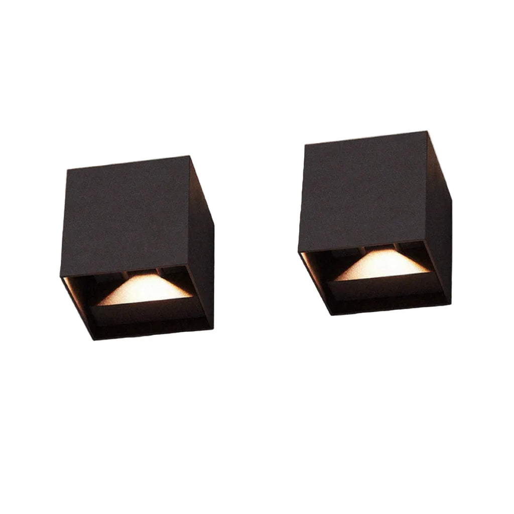 GlowCube LED Wall Light | Adjustable Brightness & Wireless Design for Home/Office